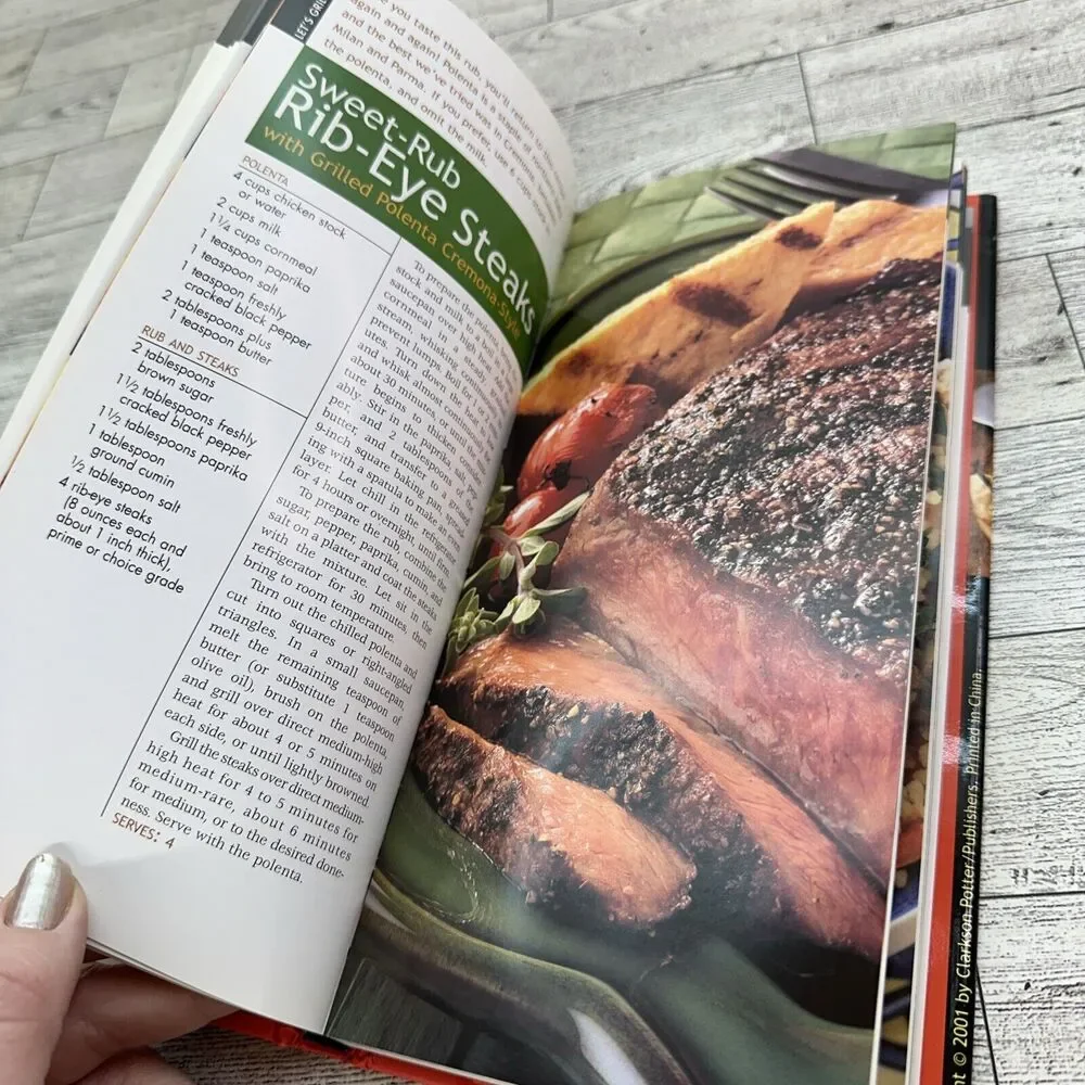 Omaha‎ Steaks - Let's Grill Hardcover Cookbook - by Simon & Harrisson BBQ